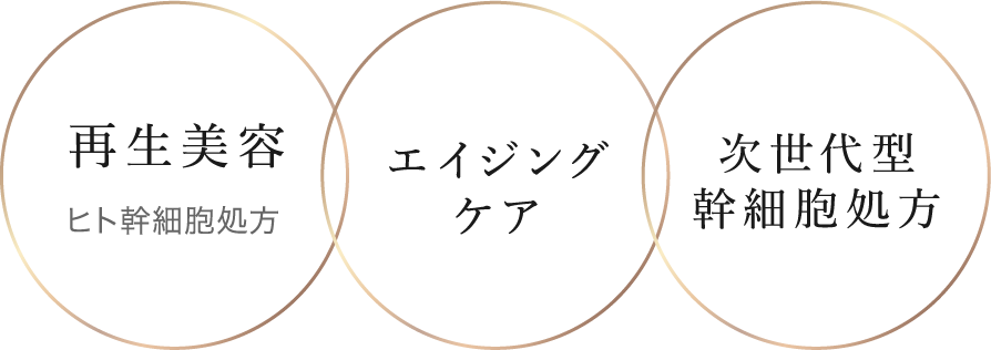 再生美容 エイジングケア 次世代型幹細胞処方