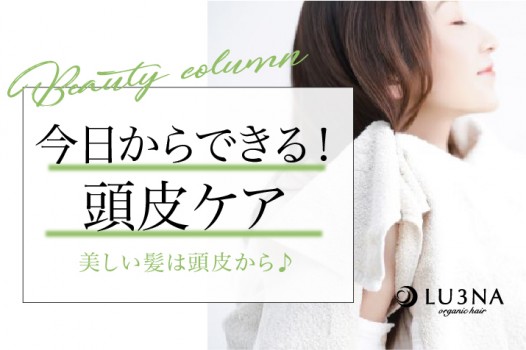 美しい髪は頭皮から!頭皮を健康にキープする方法とは?〈東大阪 布施 少人数美容室 ルミナ〉